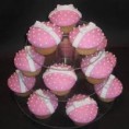 Cupcakes con decoración para celebraciones (bautizo)